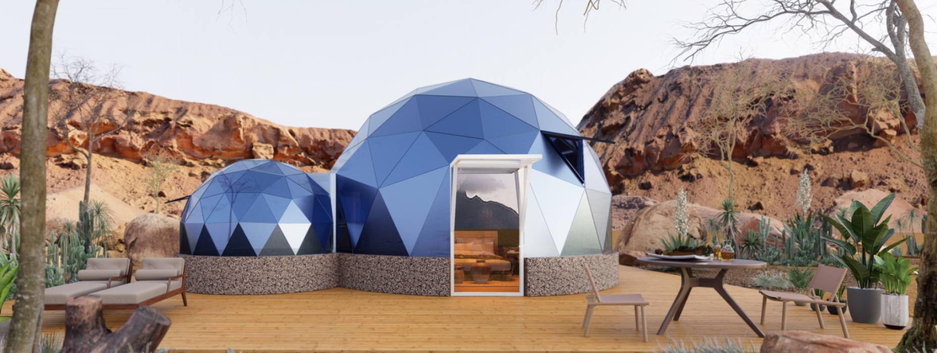 广宗县球形智能光伏玻璃星空房